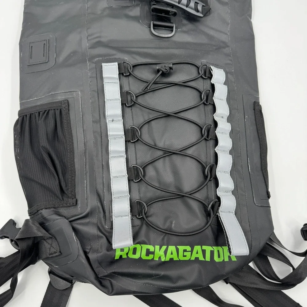 Rockagator‎ Hydric Waterproof Backpack Unisex 40L Black Roll Top Floating Bag